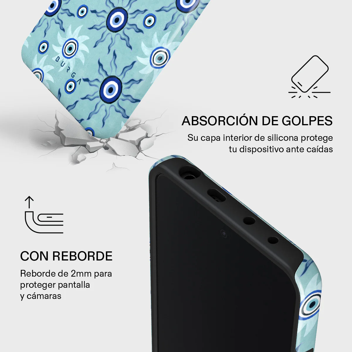 Blue Gaze - Xiaomi Redmi Note 14 5G Funda - Image 4