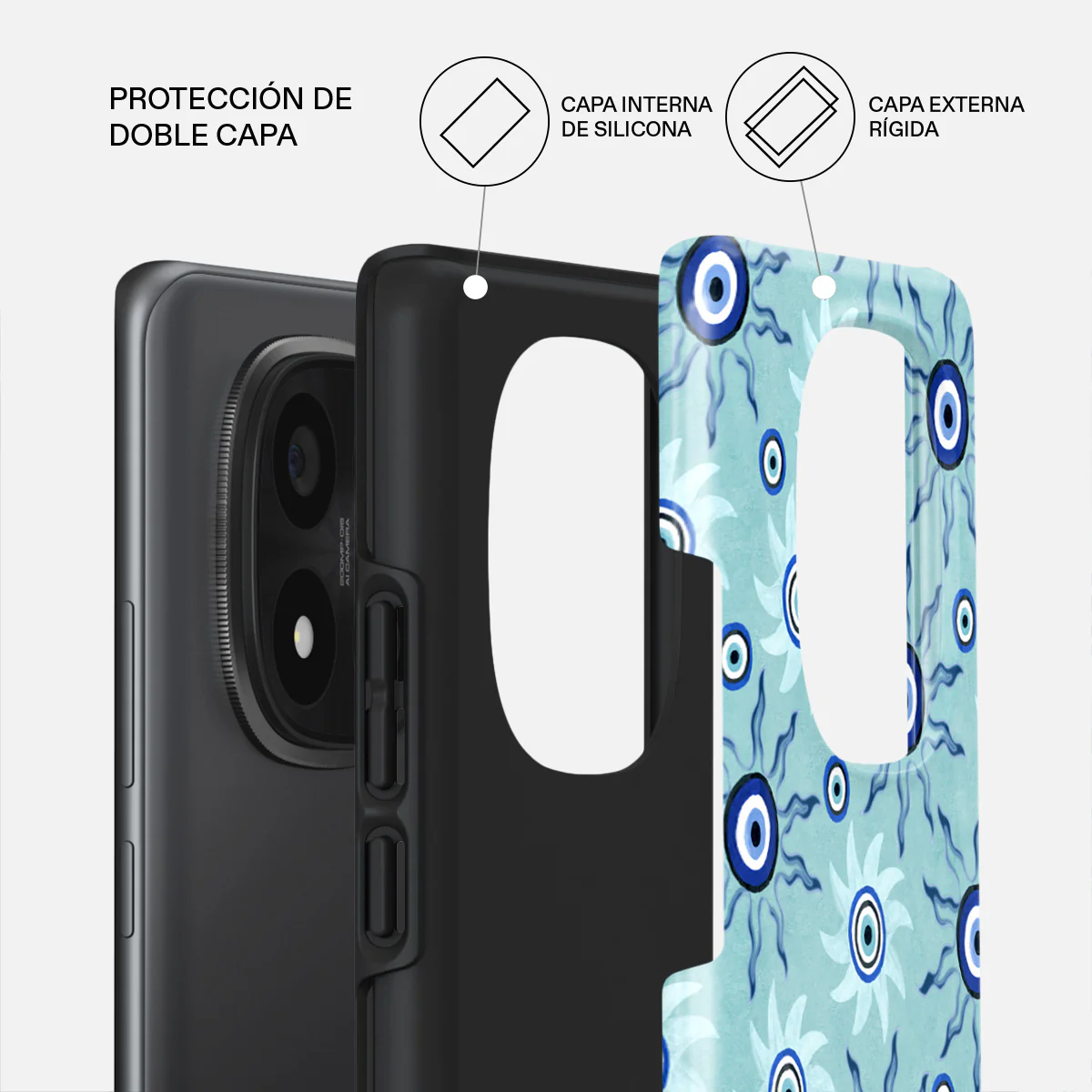 Blue Gaze - Xiaomi Redmi Note 14 Pro 5G Funda - Image 2