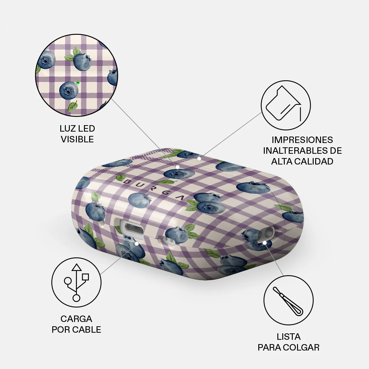 Blueberry Muffin - AirPods Pro 2 Funda - Image 3