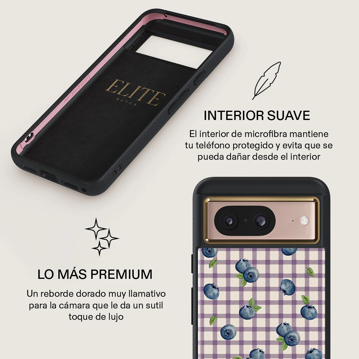 Blueberry Muffin - Google Pixel 8 Funda - Image 10