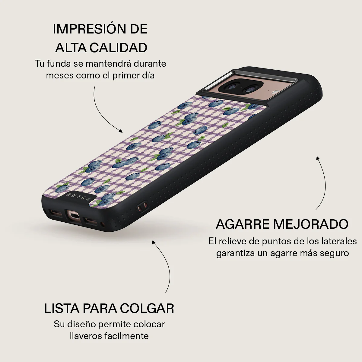 Blueberry Muffin - Google Pixel 8 Funda - Image 16