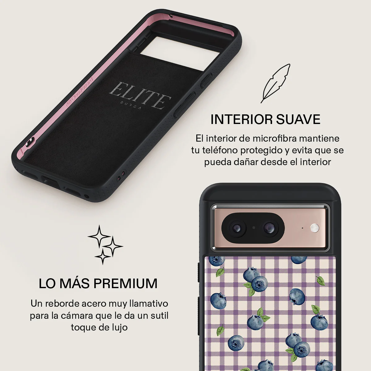 Blueberry Muffin - Google Pixel 8 Funda - Image 17