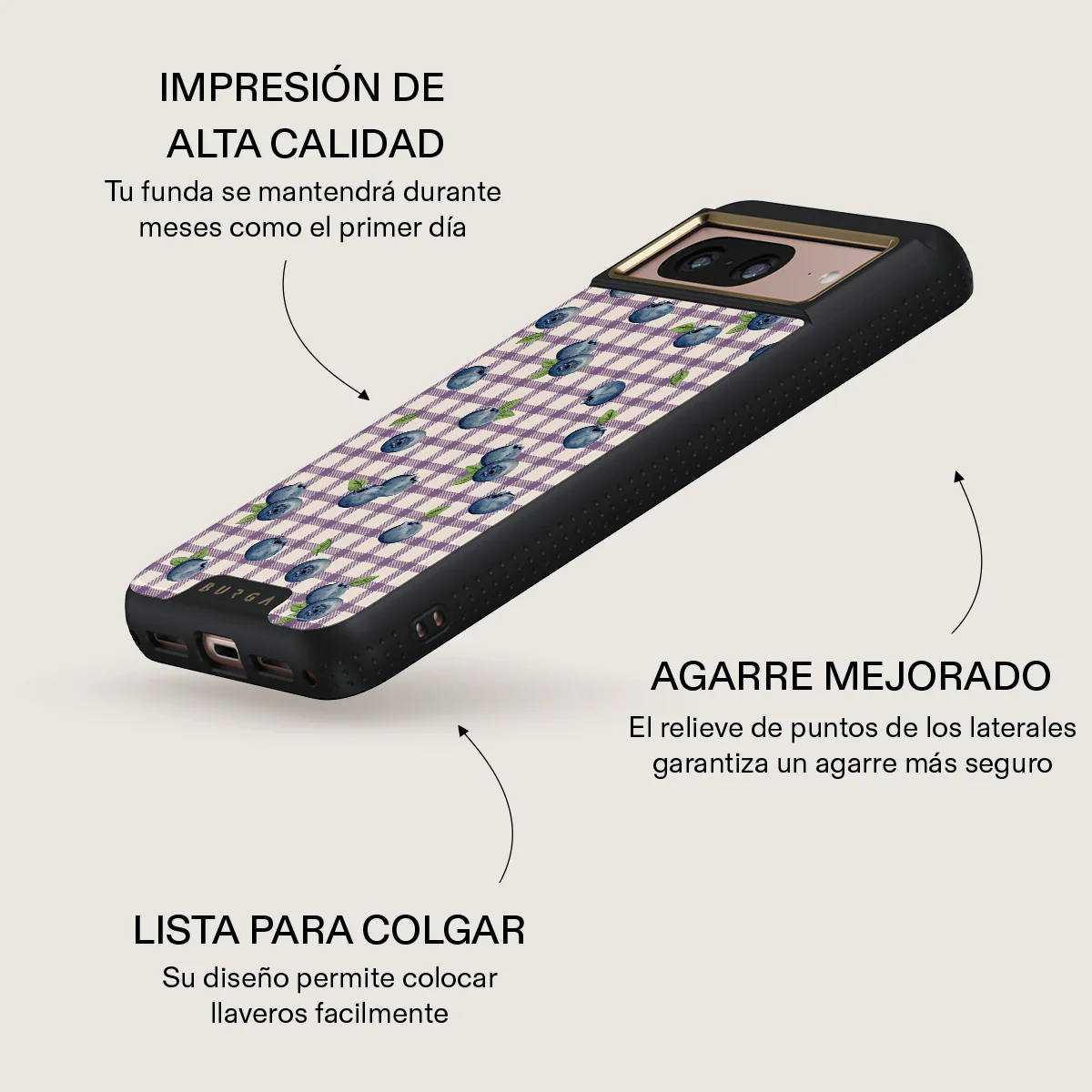 Blueberry Muffin - Google Pixel 8 Funda - Image 9