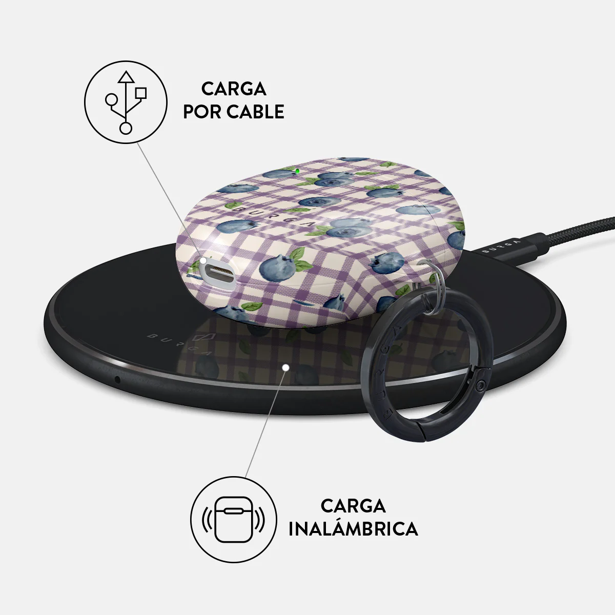 Blueberry Muffin - Google Pixel Buds 2 Funda - Image 3