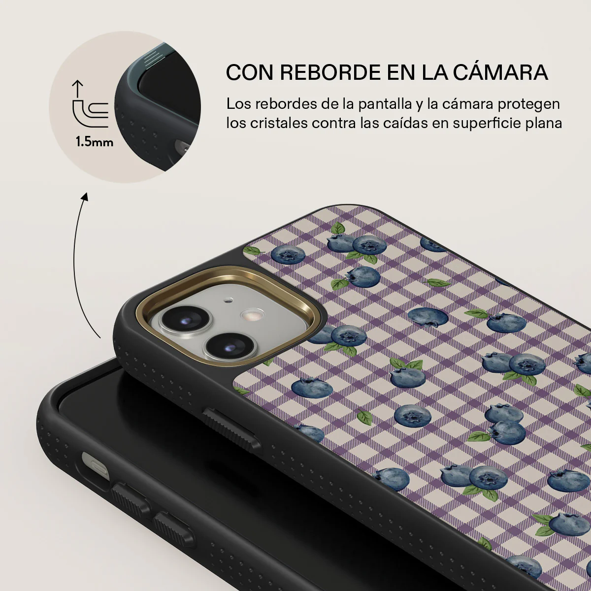 Blueberry Muffin - iPhone 11 Funda - Image 8
