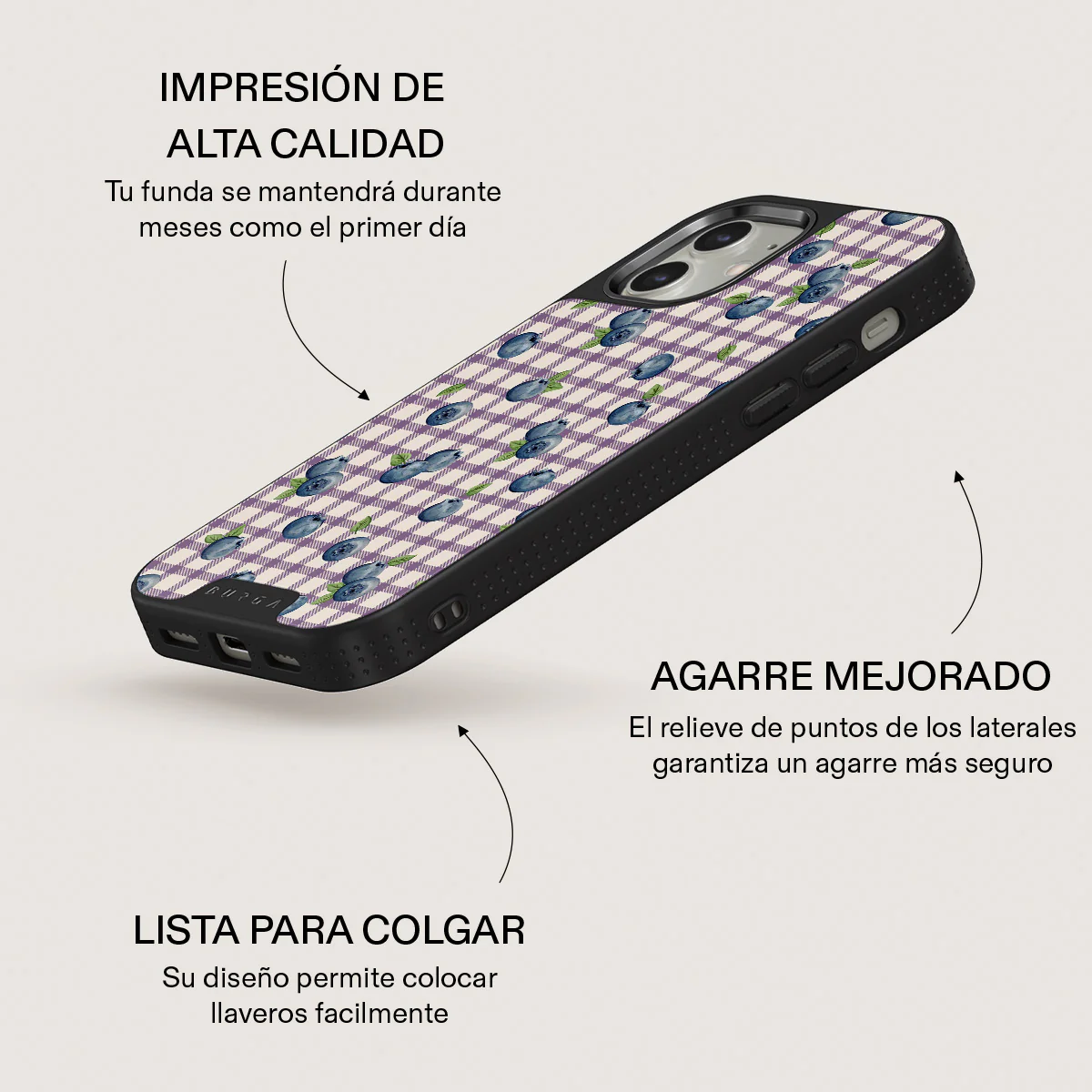 Blueberry Muffin - iPhone 12 Funda - Image 16