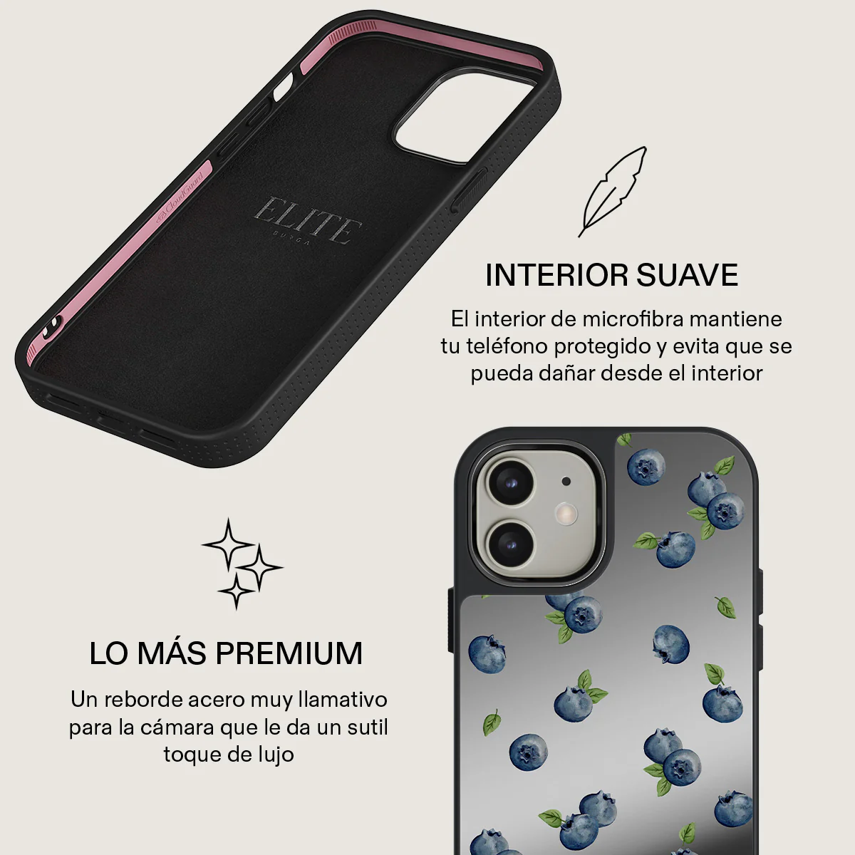 Blueberry Muffin - iPhone 12 Funda - Image 33