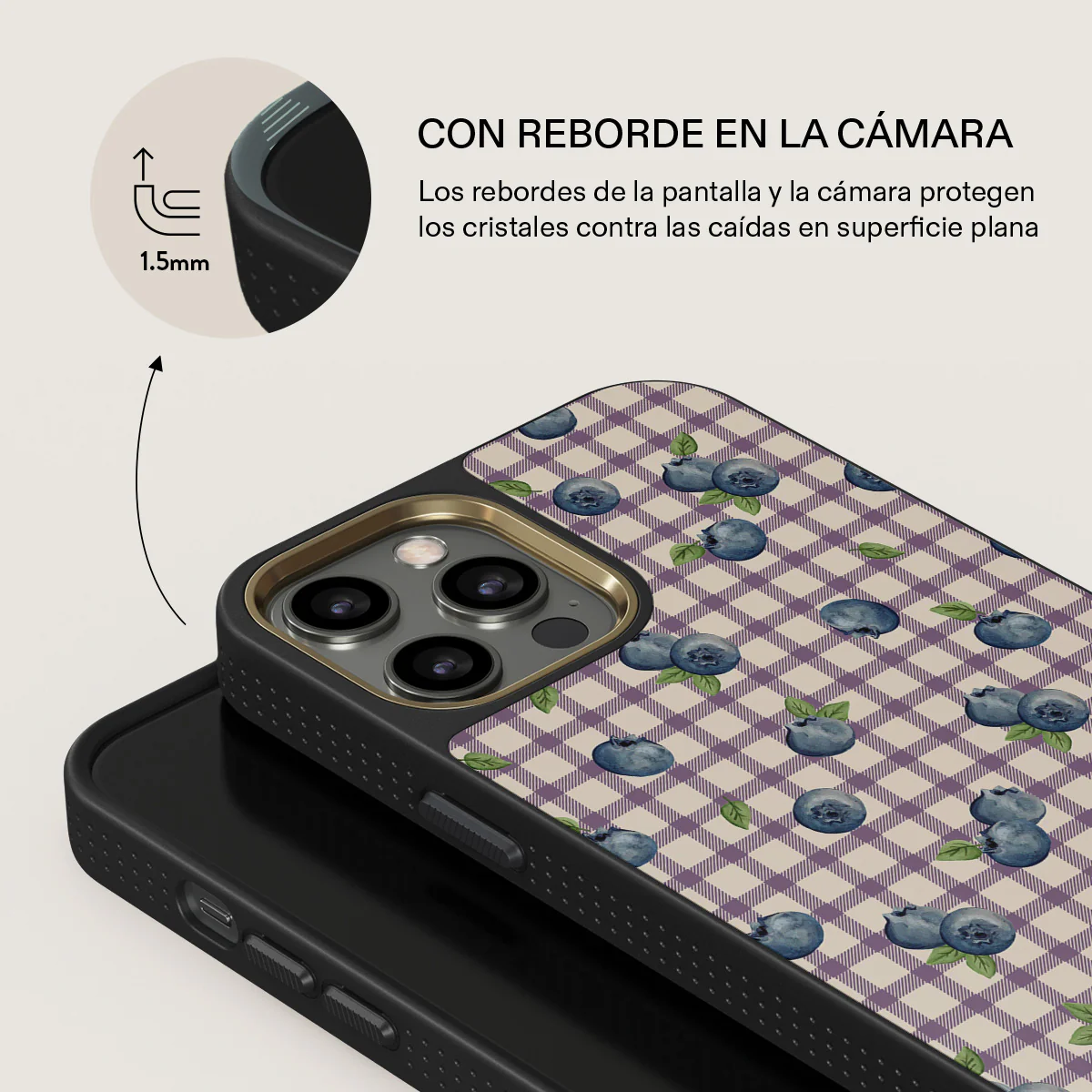 Blueberry Muffin - iPhone 12 Pro Max Funda - Image 12