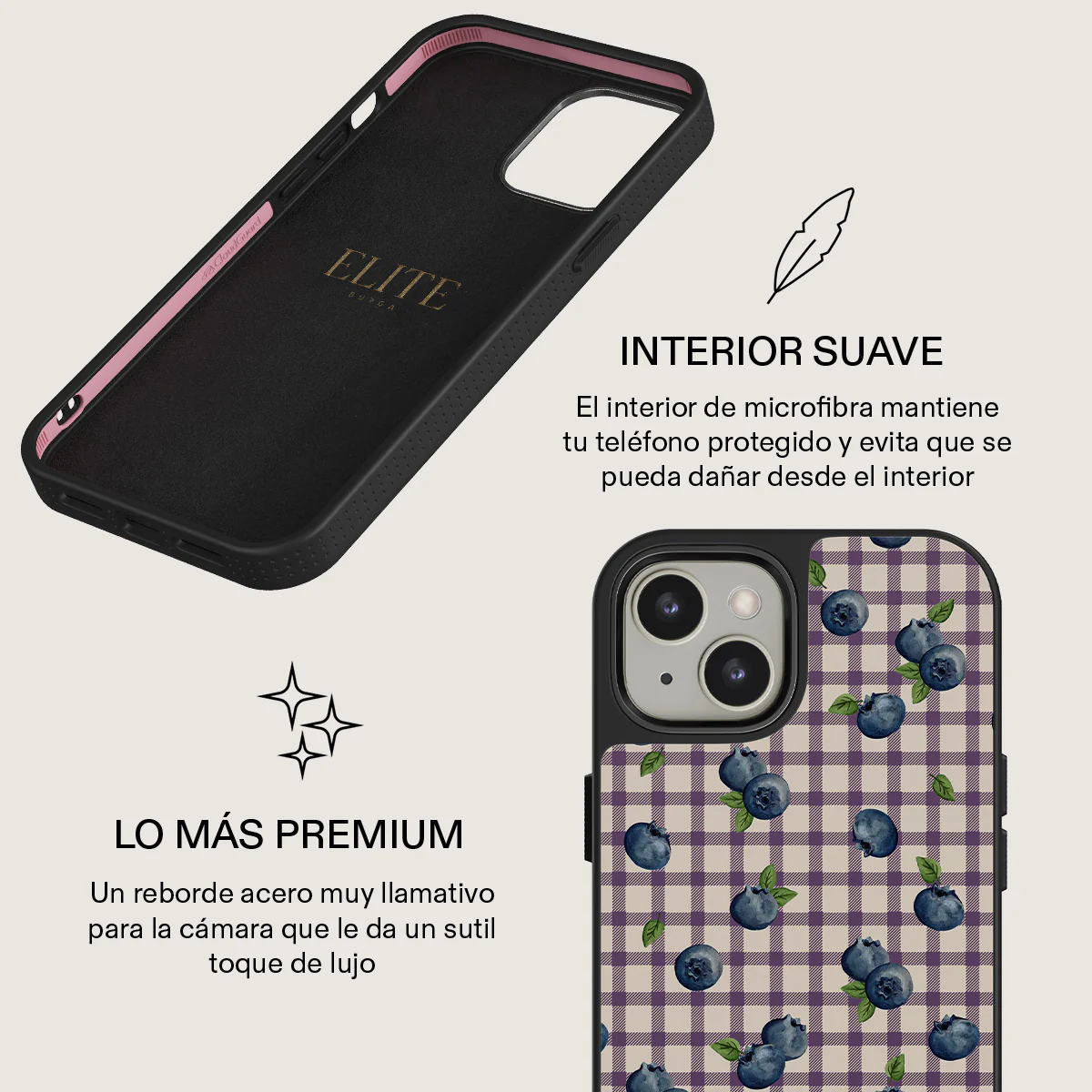Blueberry Muffin - iPhone 13 Funda - Image 17