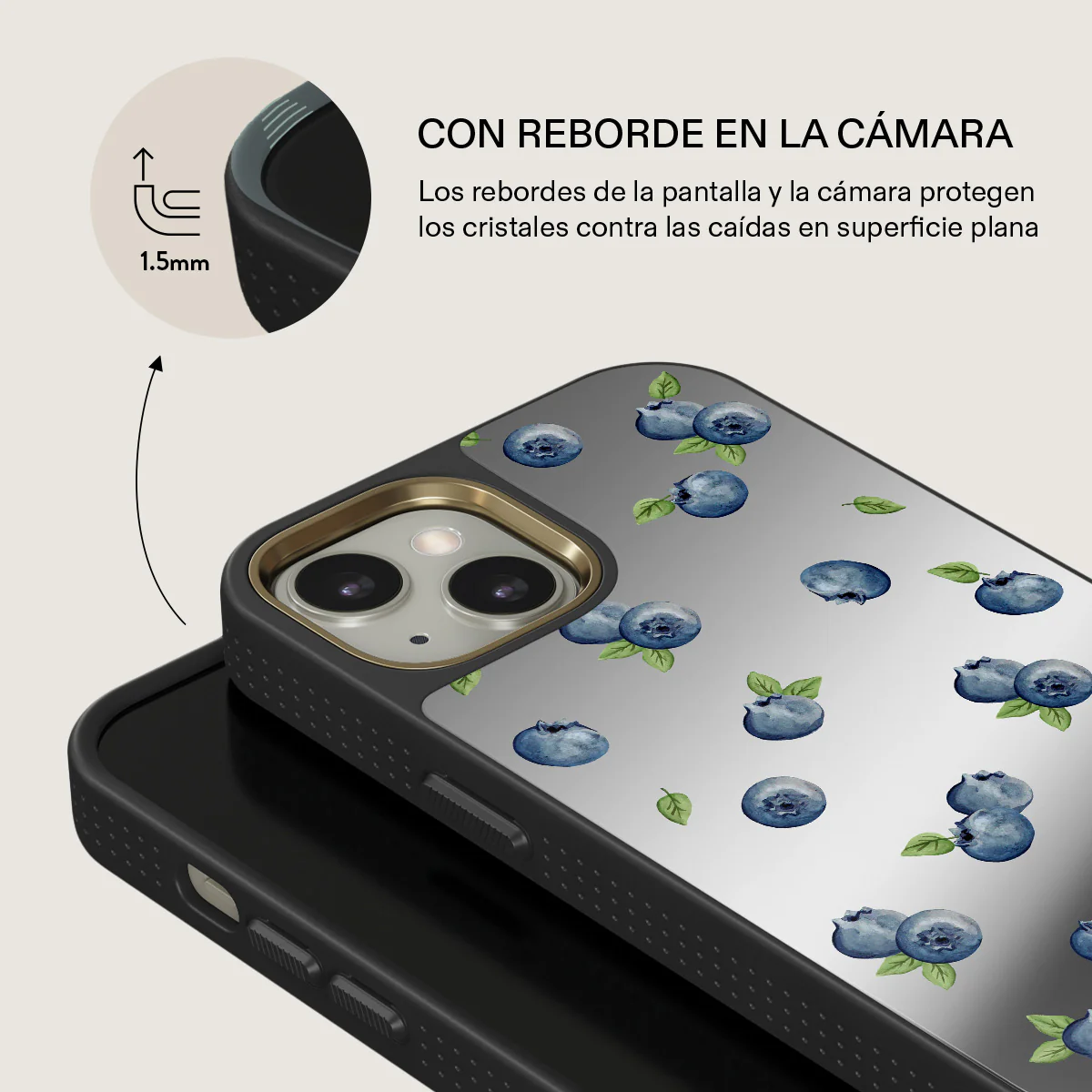 Blueberry Muffin - iPhone 13 Funda - Image 23