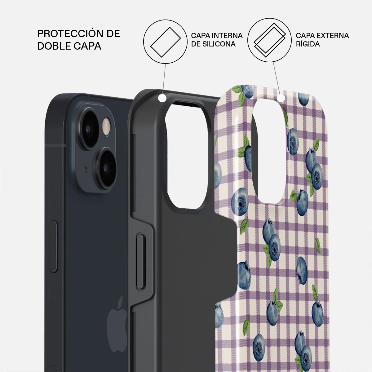 Blueberry Muffin - iPhone 13 Mini Funda - Image 2