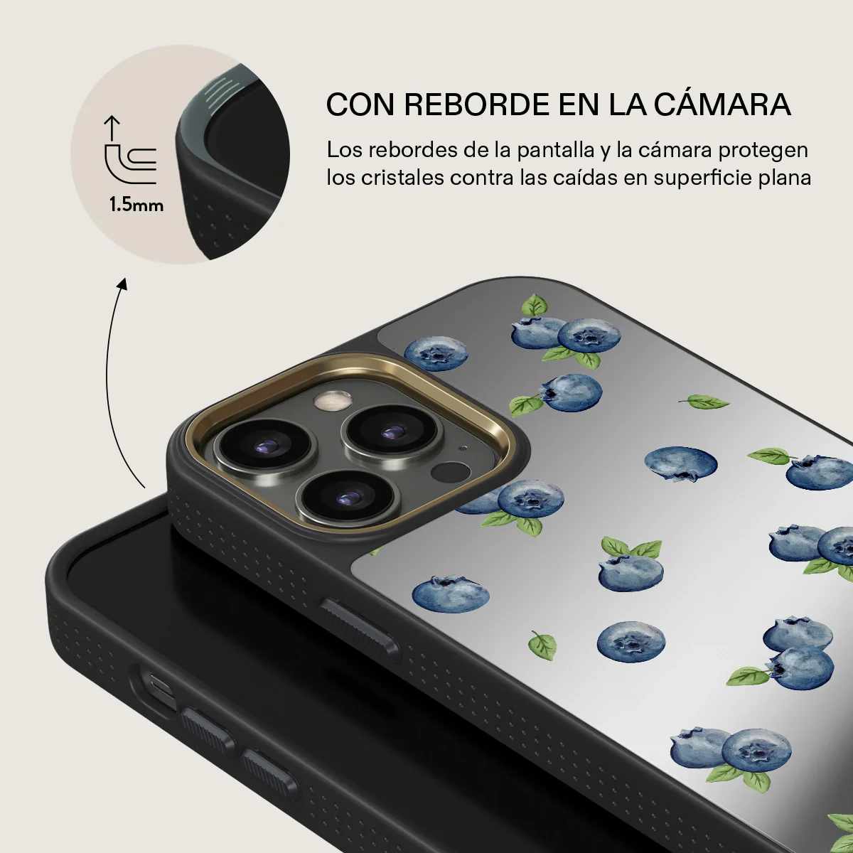 Blueberry Muffin - iPhone 13 Pro Funda - Image 30