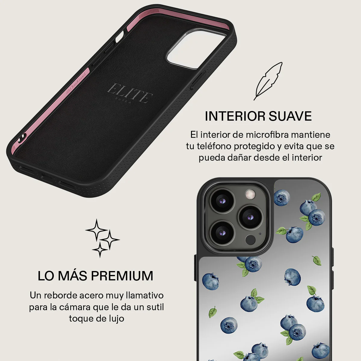 Blueberry Muffin - iPhone 13 Pro Funda - Image 40
