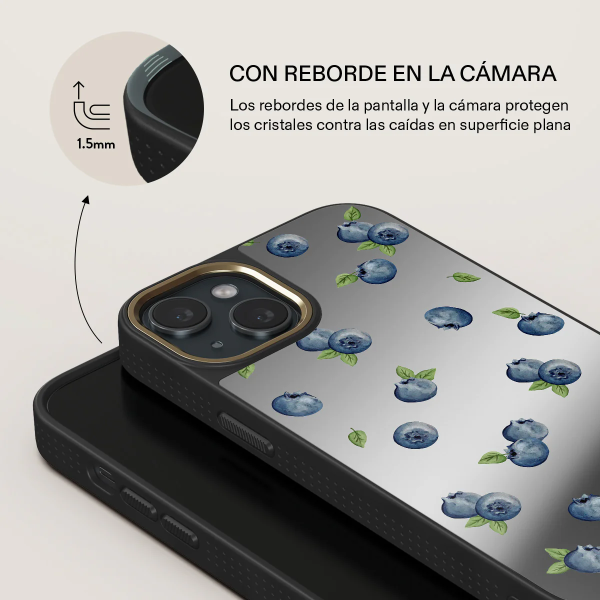 Blueberry Muffin - iPhone 14 Funda - Image 30