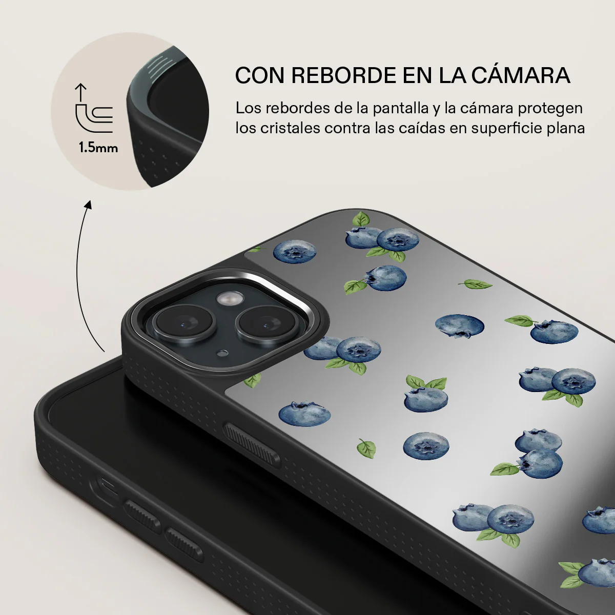 Blueberry Muffin - iPhone 14 Funda - Image 38