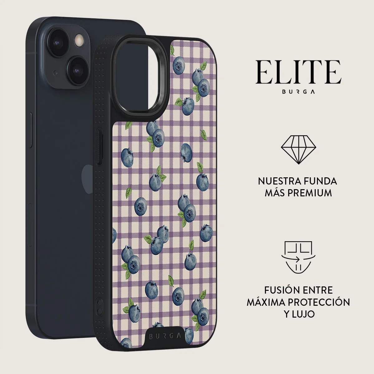 Blueberry Muffin - iPhone 14 Plus Funda - Image 13