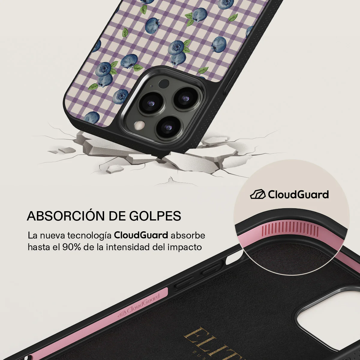 Blueberry Muffin - iPhone 14 Pro Funda - Image 14