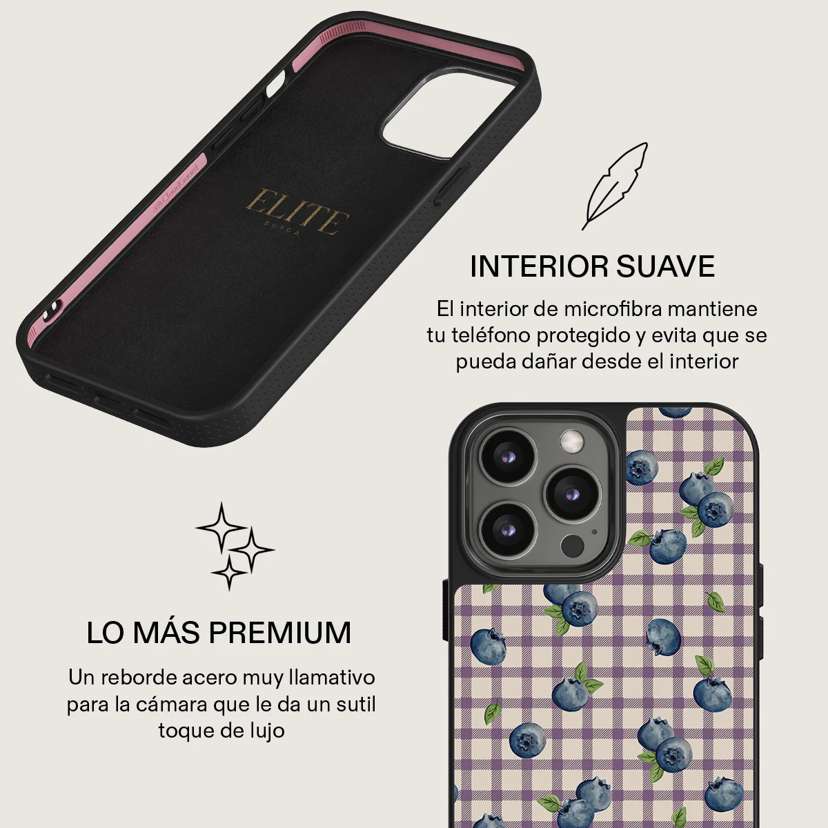Blueberry Muffin - iPhone 14 Pro Funda - Image 17