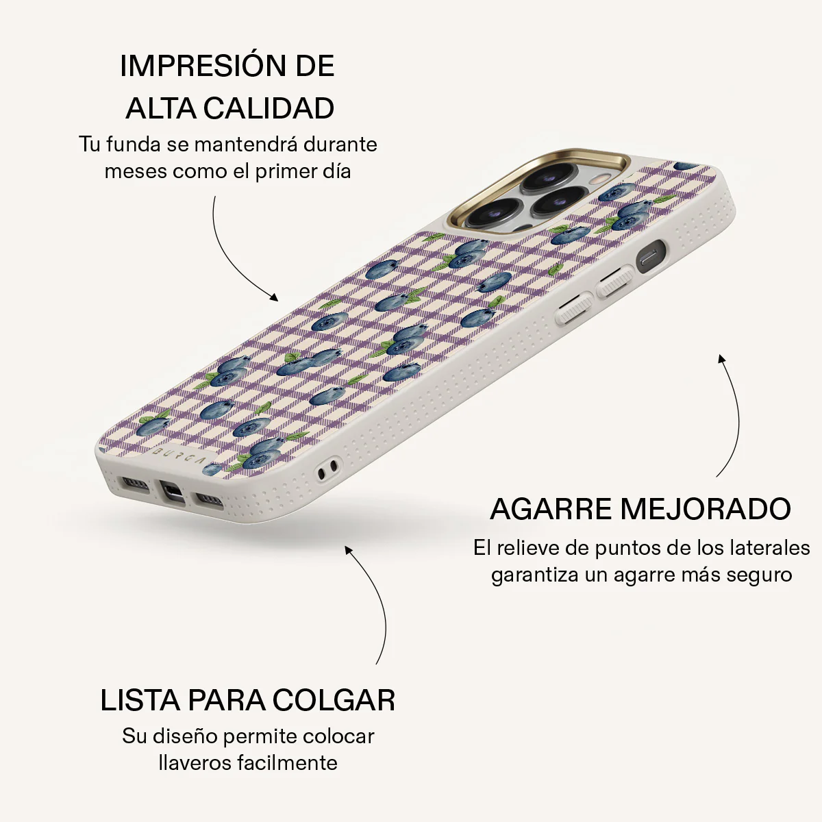 Blueberry Muffin - iPhone 14 Pro Funda - Image 23