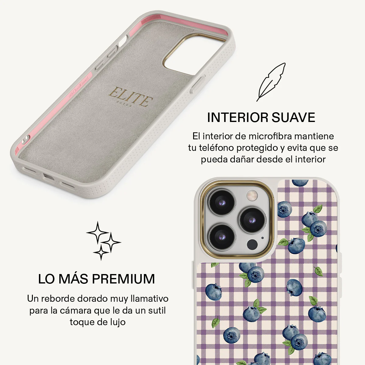 Blueberry Muffin - iPhone 14 Pro Funda - Image 24