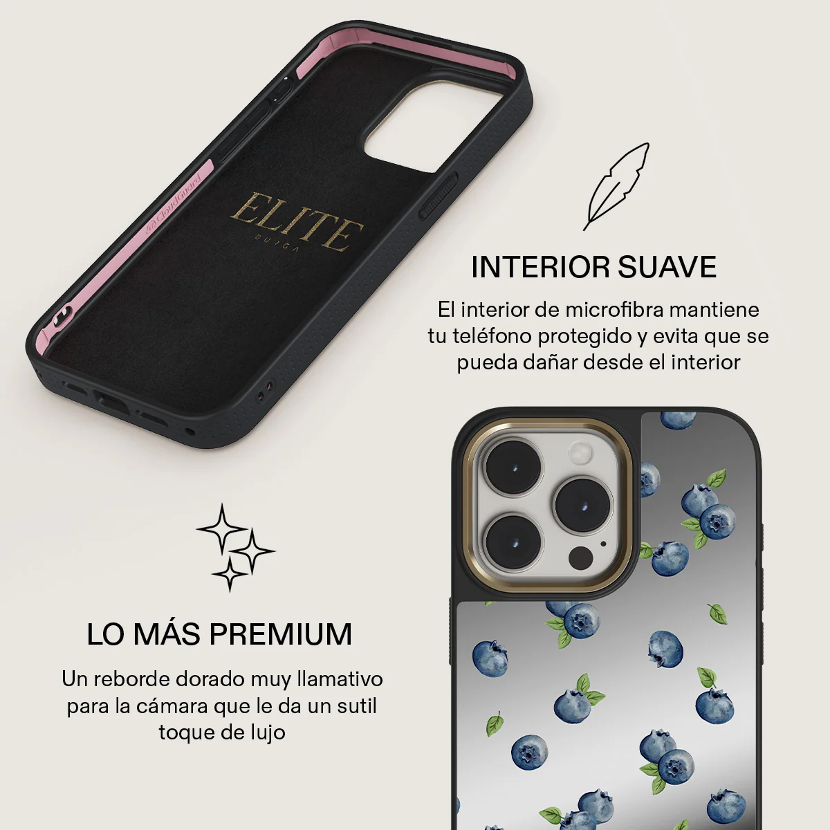 Blueberry Muffin - iPhone 14 Pro Funda - Image 32