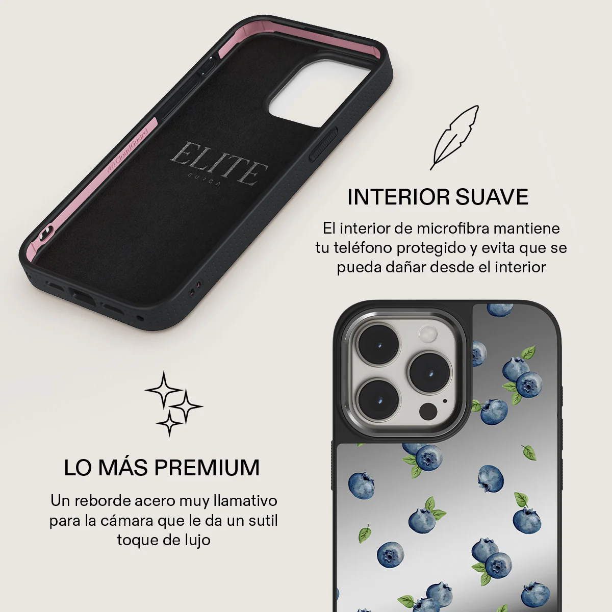 Blueberry Muffin - iPhone 14 Pro Funda - Image 40