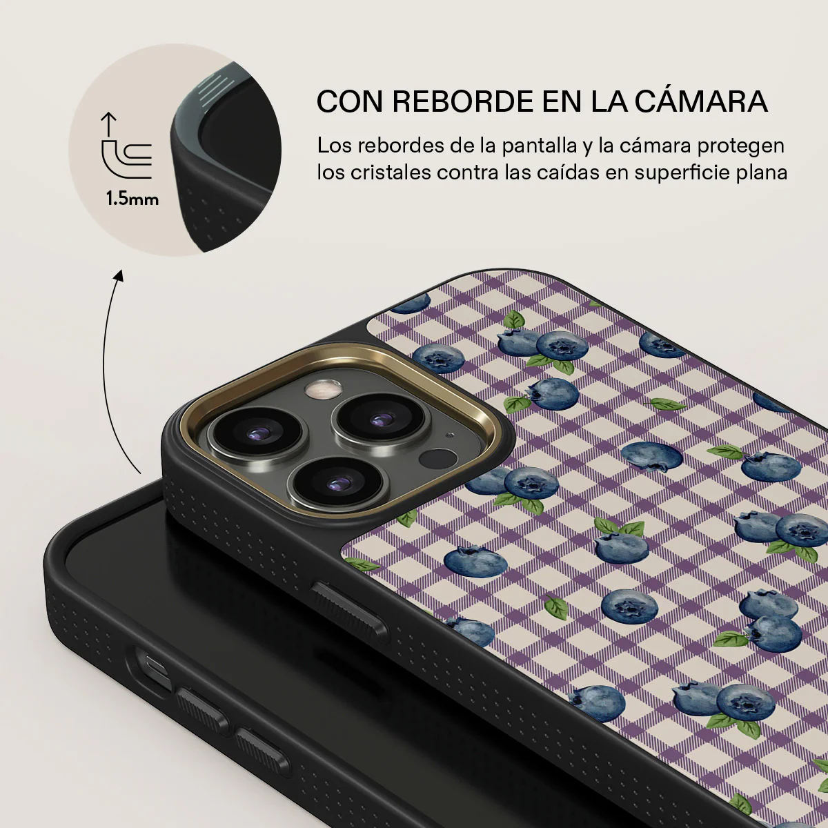 Blueberry Muffin - iPhone 14 Pro Max Funda - Image 8