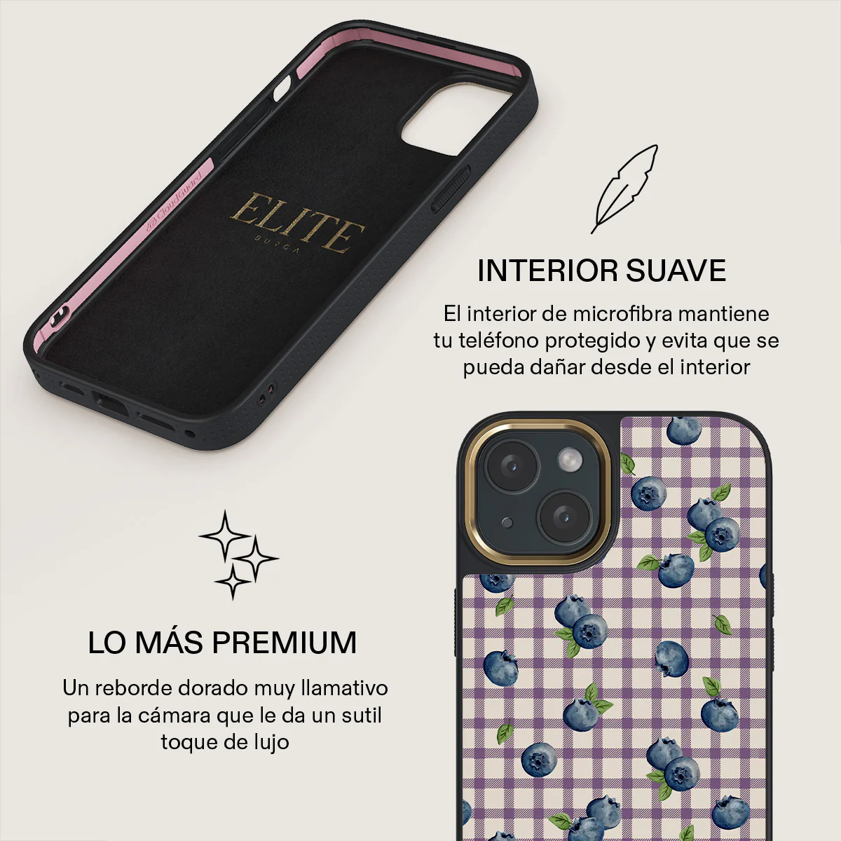 Blueberry Muffin - iPhone 15 Funda - Image 10