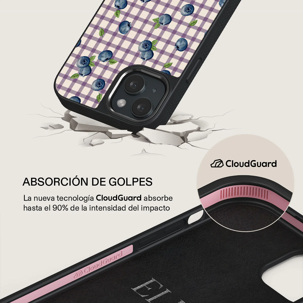 Blueberry Muffin - iPhone 15 Funda - Image 14