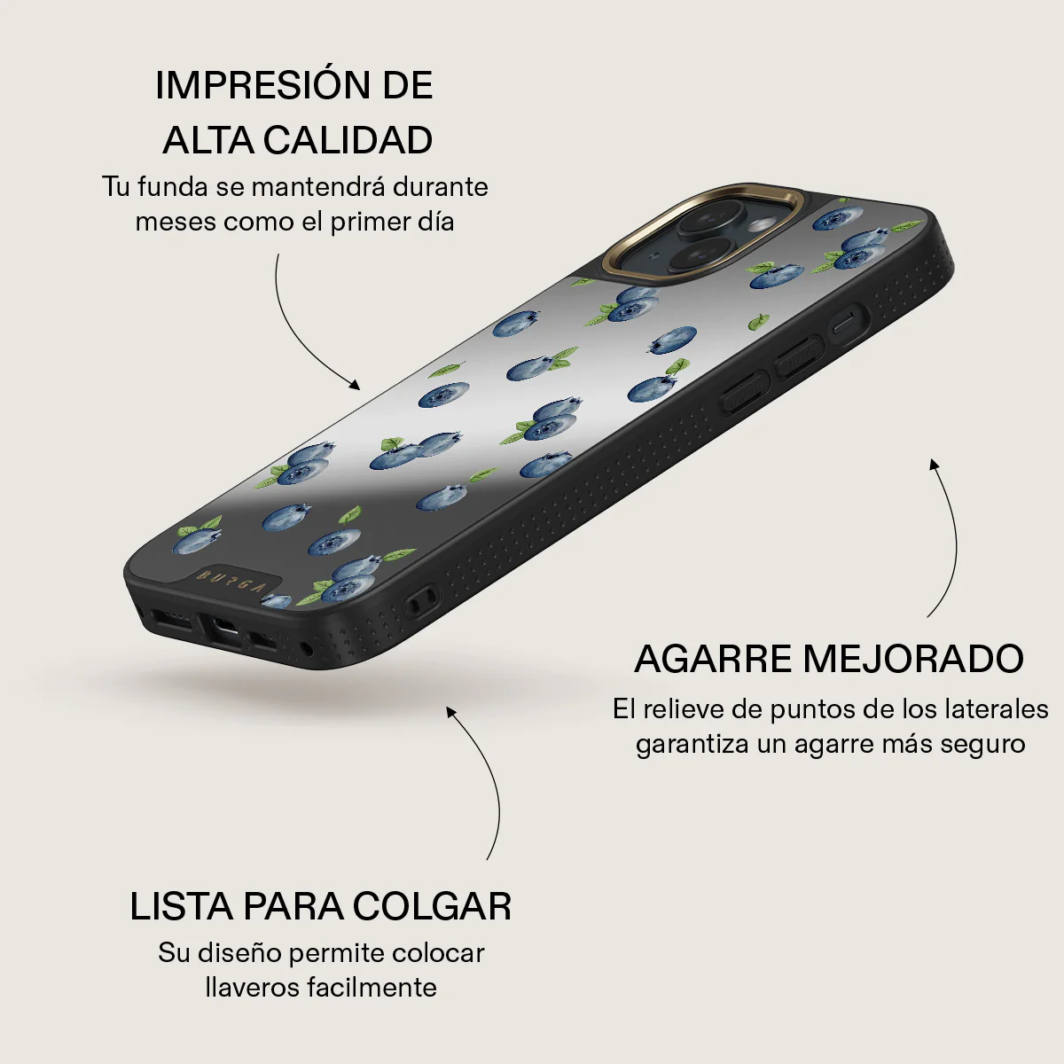 Blueberry Muffin - iPhone 15 Funda - Image 31