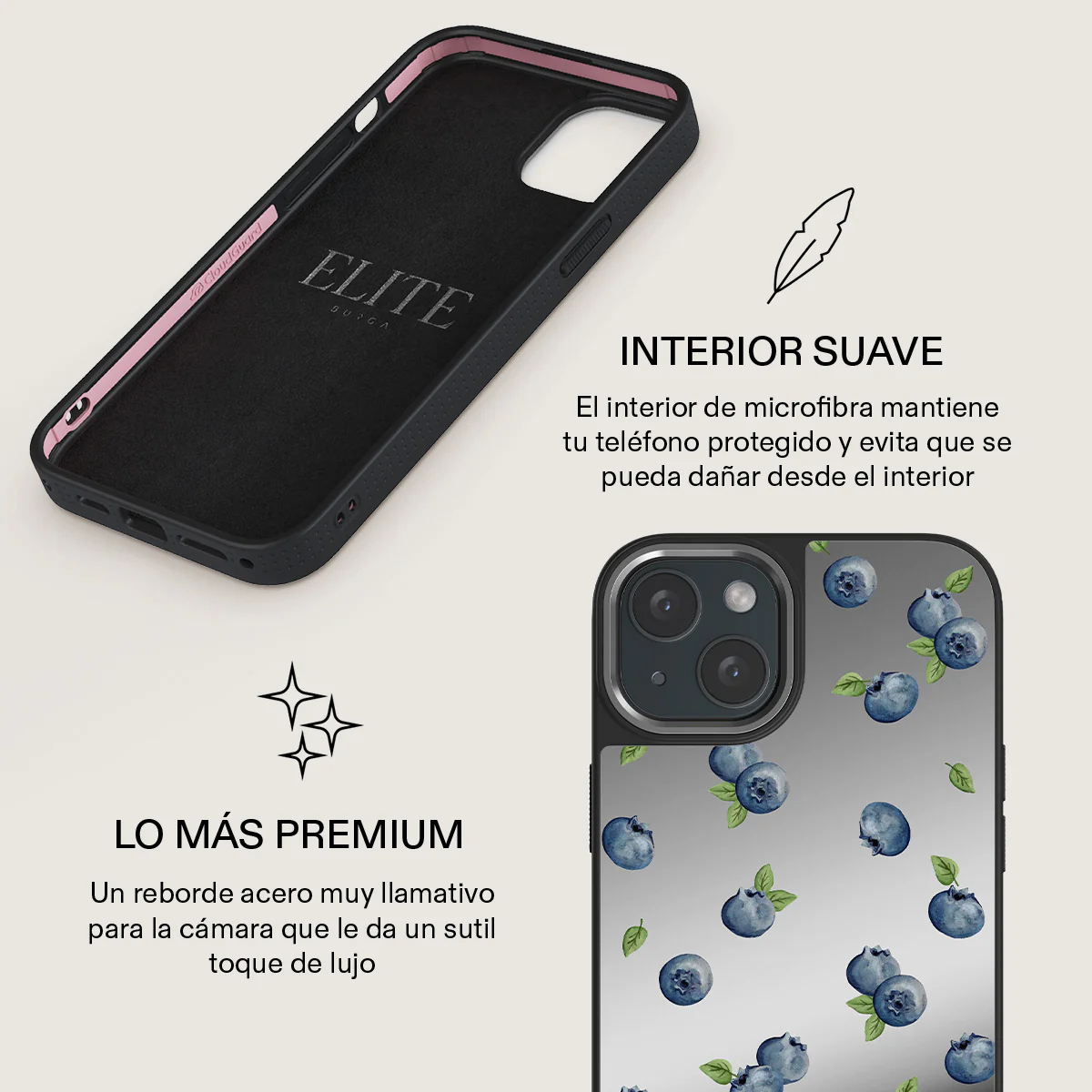 Blueberry Muffin - iPhone 15 Funda - Image 40