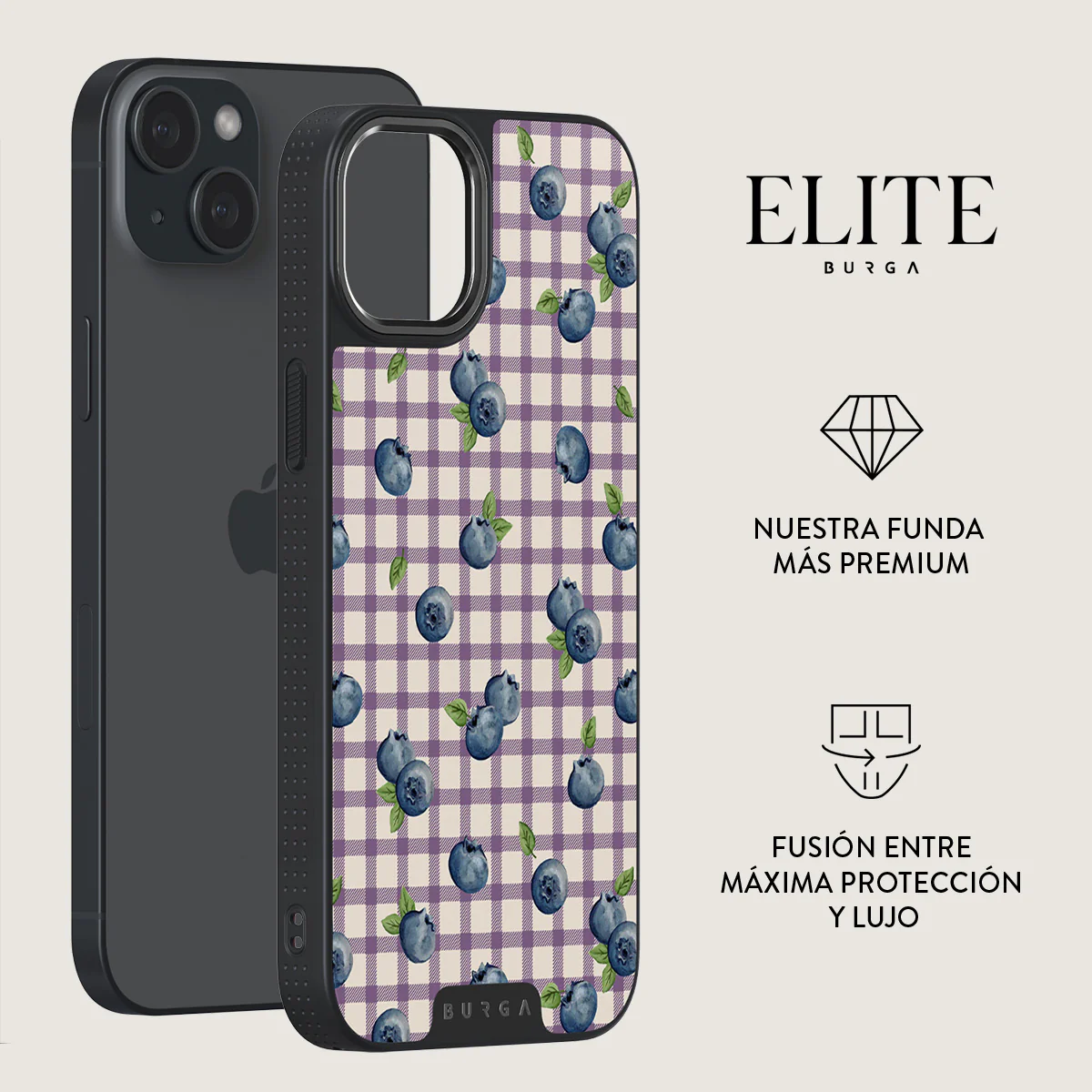 Blueberry Muffin - iPhone 15 Plus Funda - Image 13