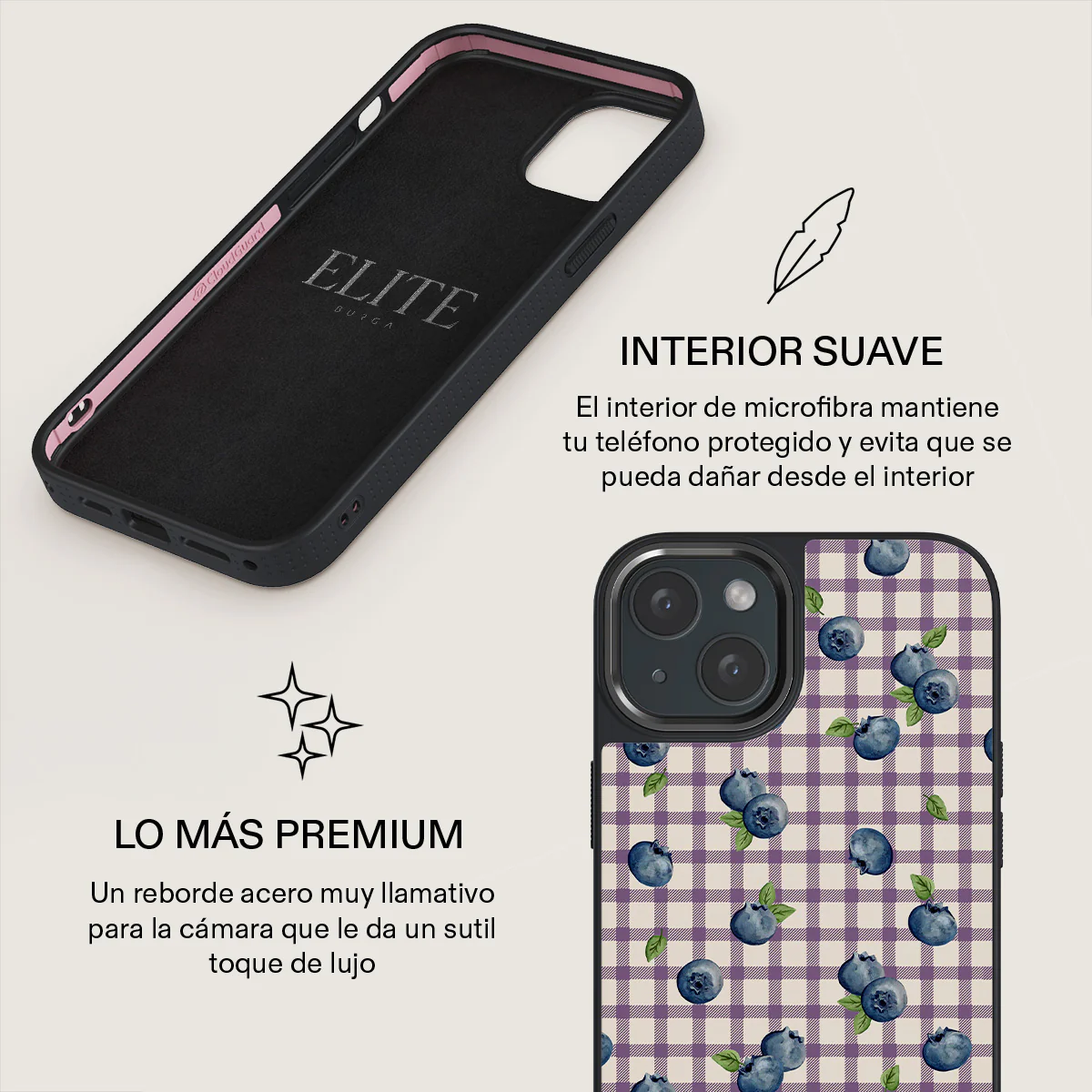 Blueberry Muffin - iPhone 15 Plus Funda - Image 17
