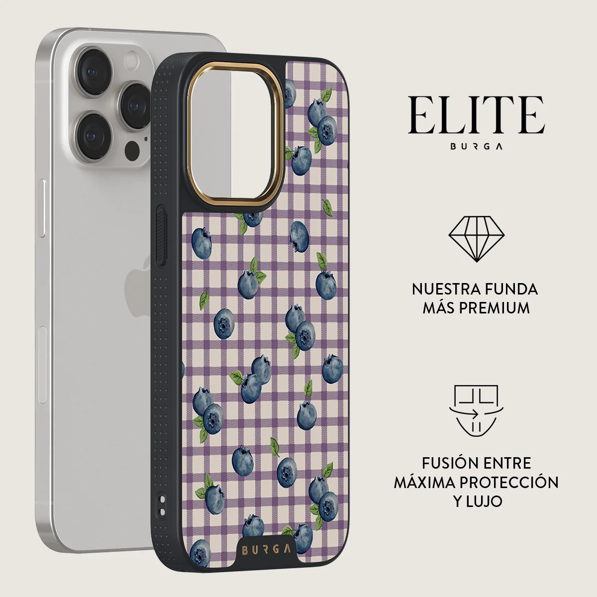 Blueberry Muffin - iPhone 15 Pro Funda - Image 6