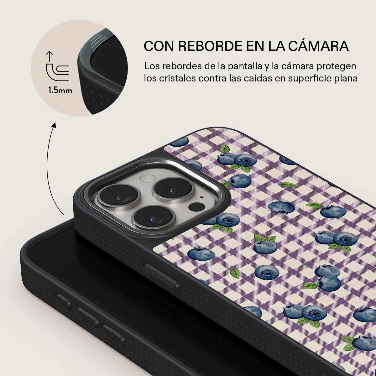 Blueberry Muffin - iPhone 15 Pro Max Funda - Image 15