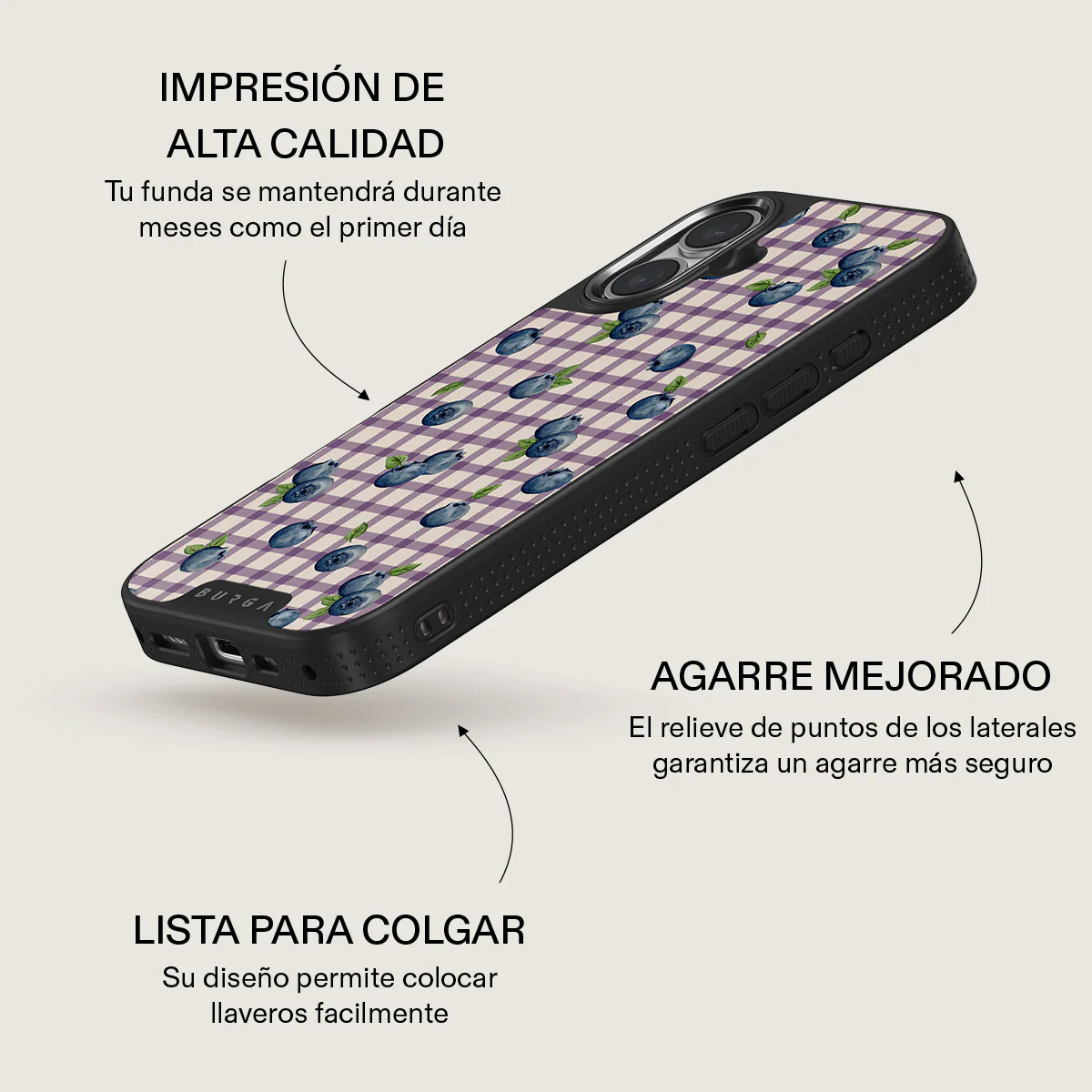 Blueberry Muffin - iPhone 16 Funda - Image 17
