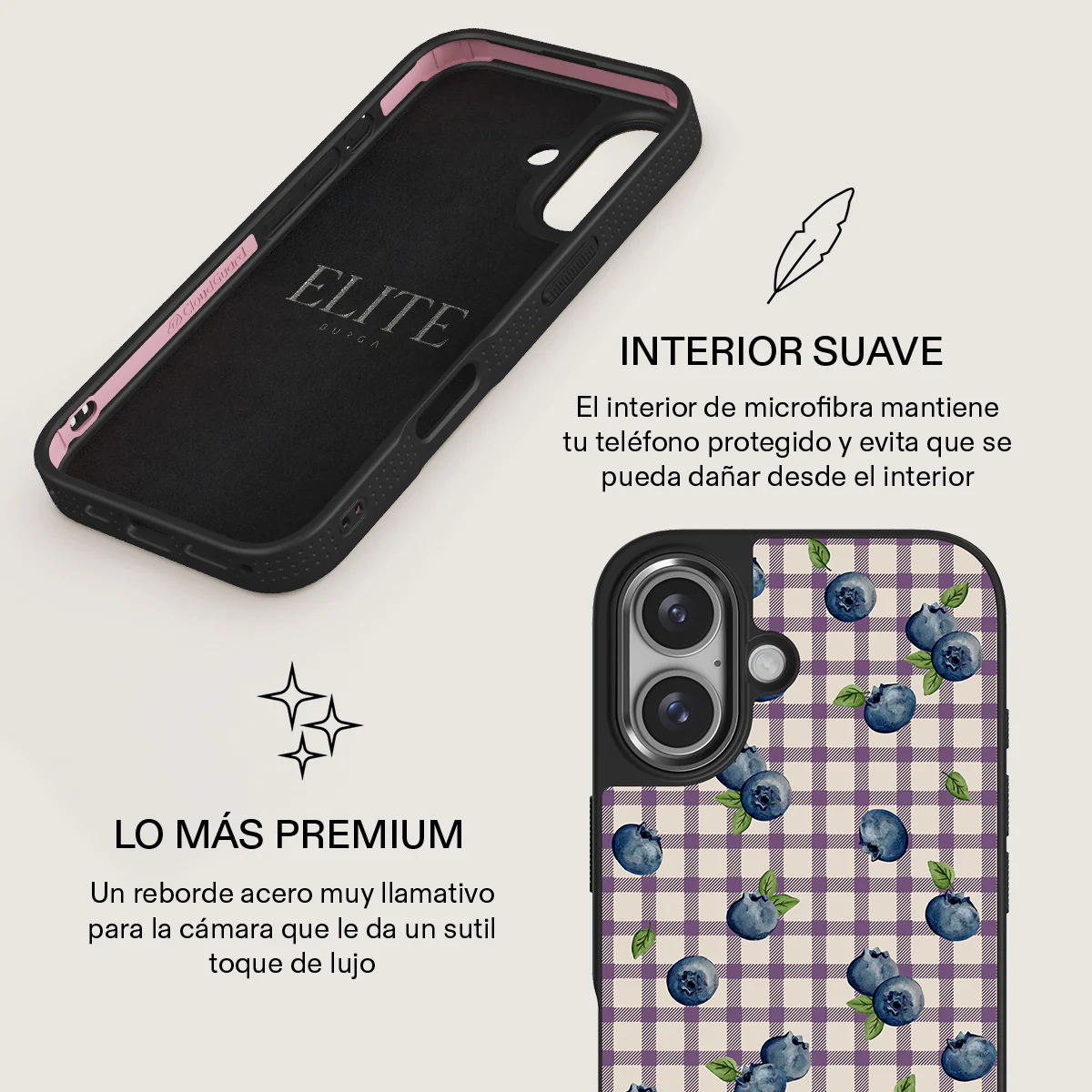 Blueberry Muffin - iPhone 16 Plus Funda - Image 18