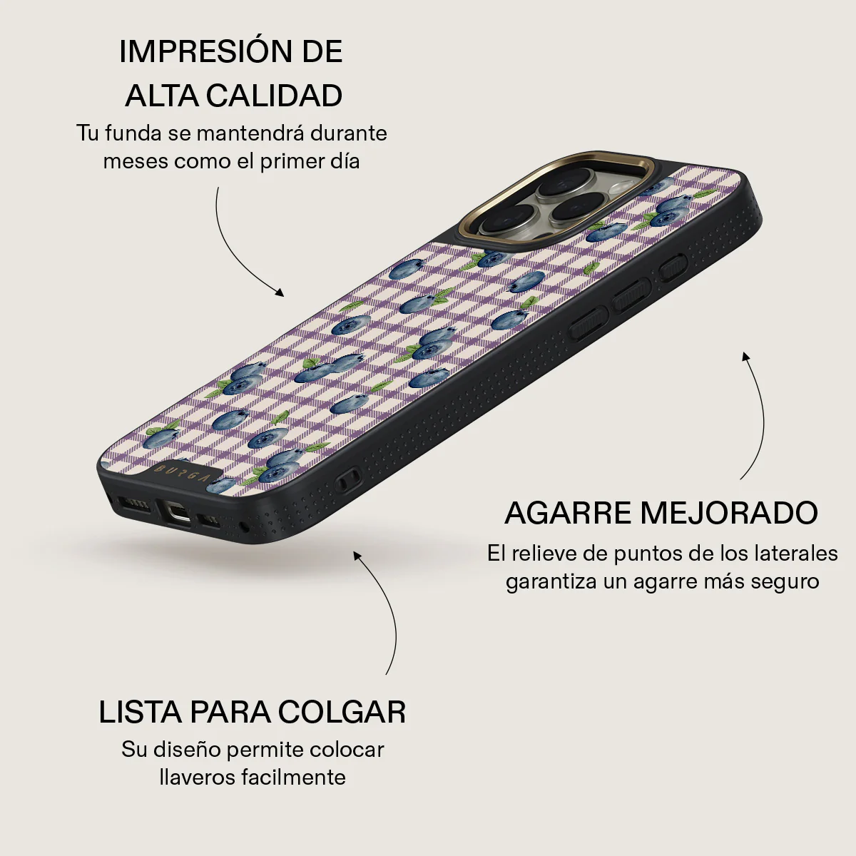 Blueberry Muffin - iPhone 16 Pro Funda - Image 10