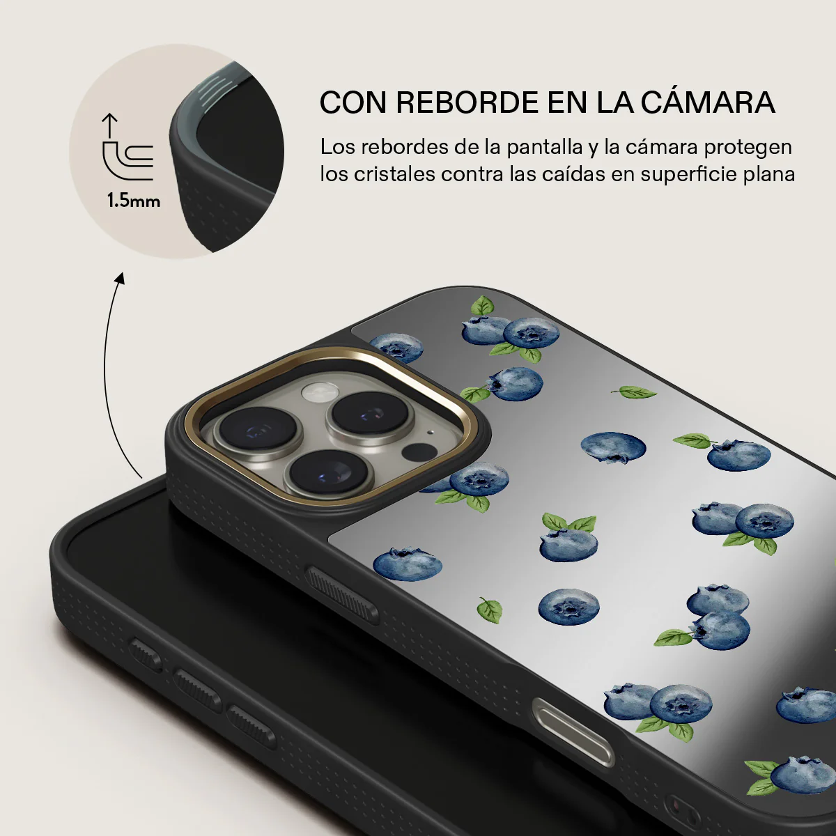 Blueberry Muffin - iPhone 16 Pro Funda - Image 31