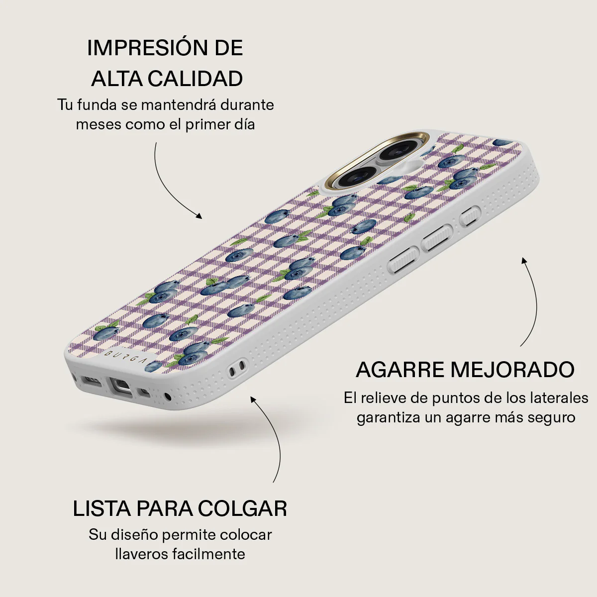 Blueberry Muffin - iPhone 17 Funda - Image 23