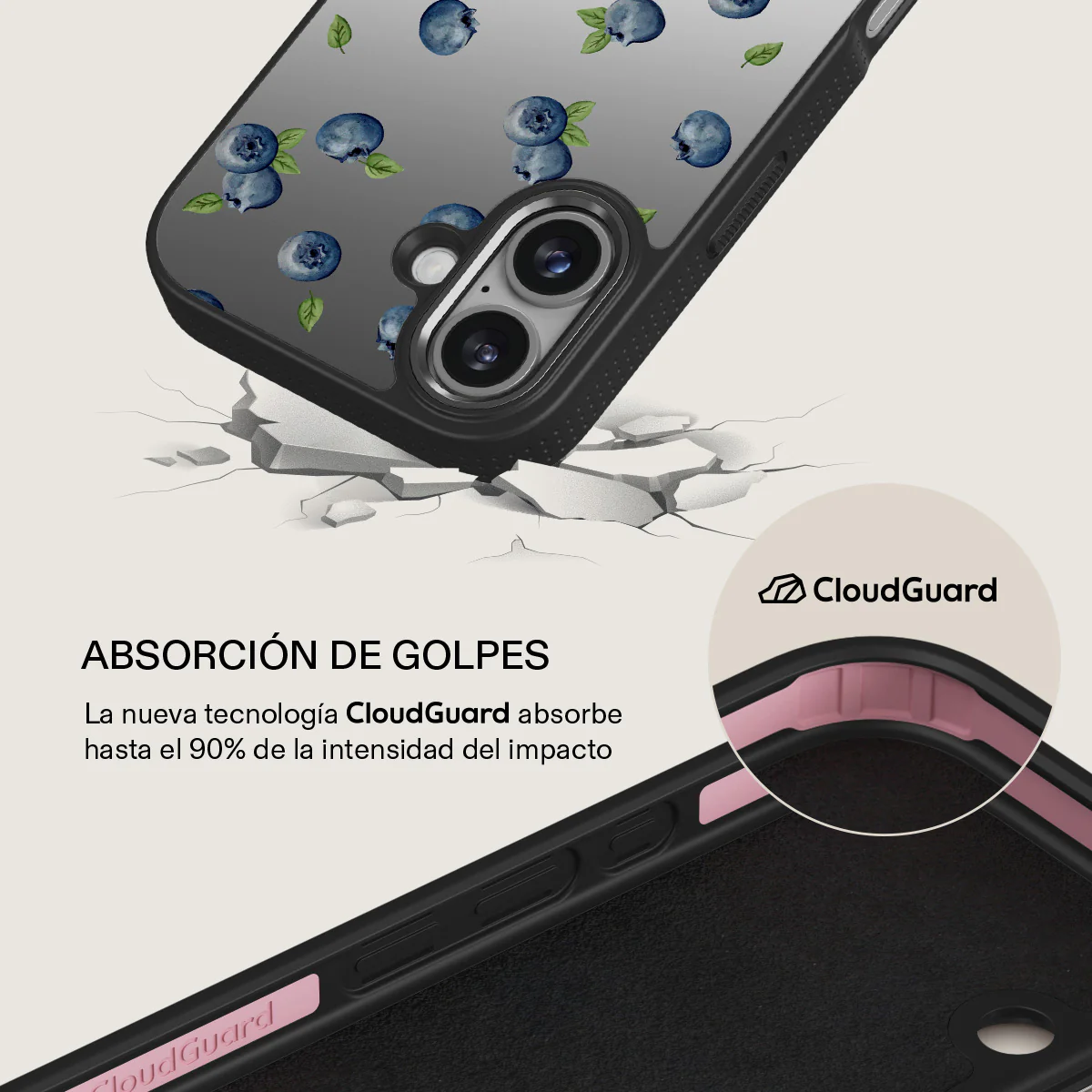 Blueberry Muffin - iPhone 17 Funda - Image 36