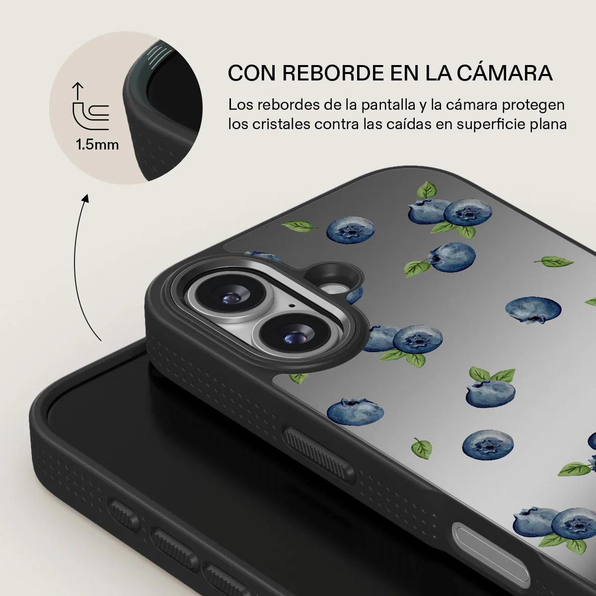 Blueberry Muffin - iPhone 17 Funda - Image 38