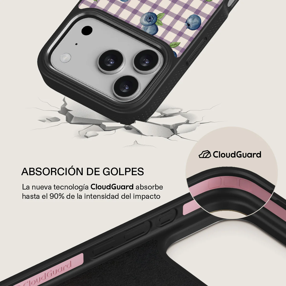 Blueberry Muffin - iPhone 17 Pro Funda - Image 14