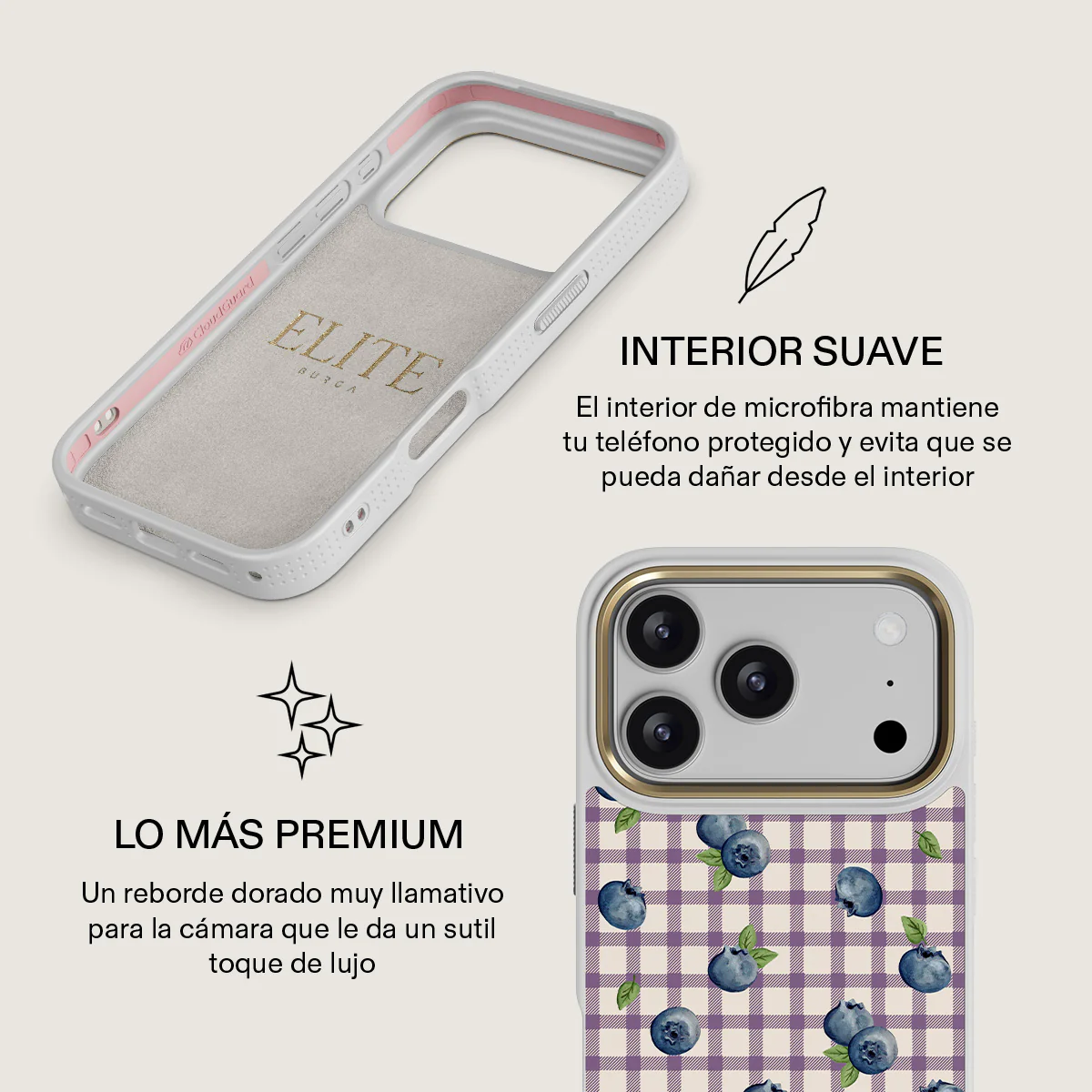 Blueberry Muffin - iPhone 17 Pro Funda - Image 24