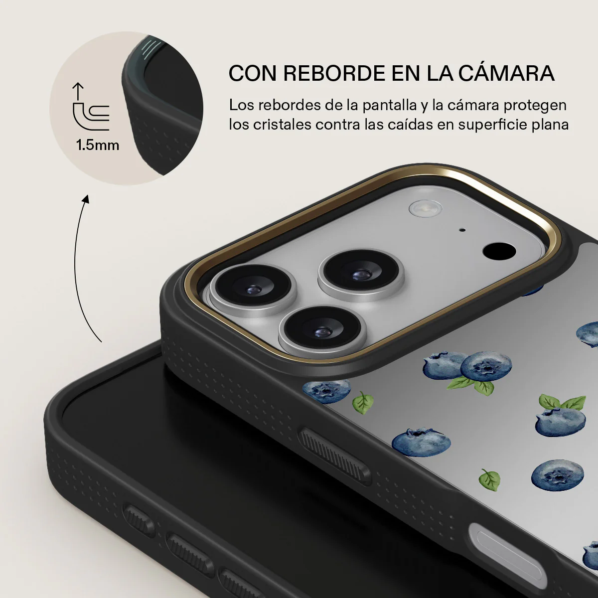 Blueberry Muffin - iPhone 17 Pro Funda - Image 30