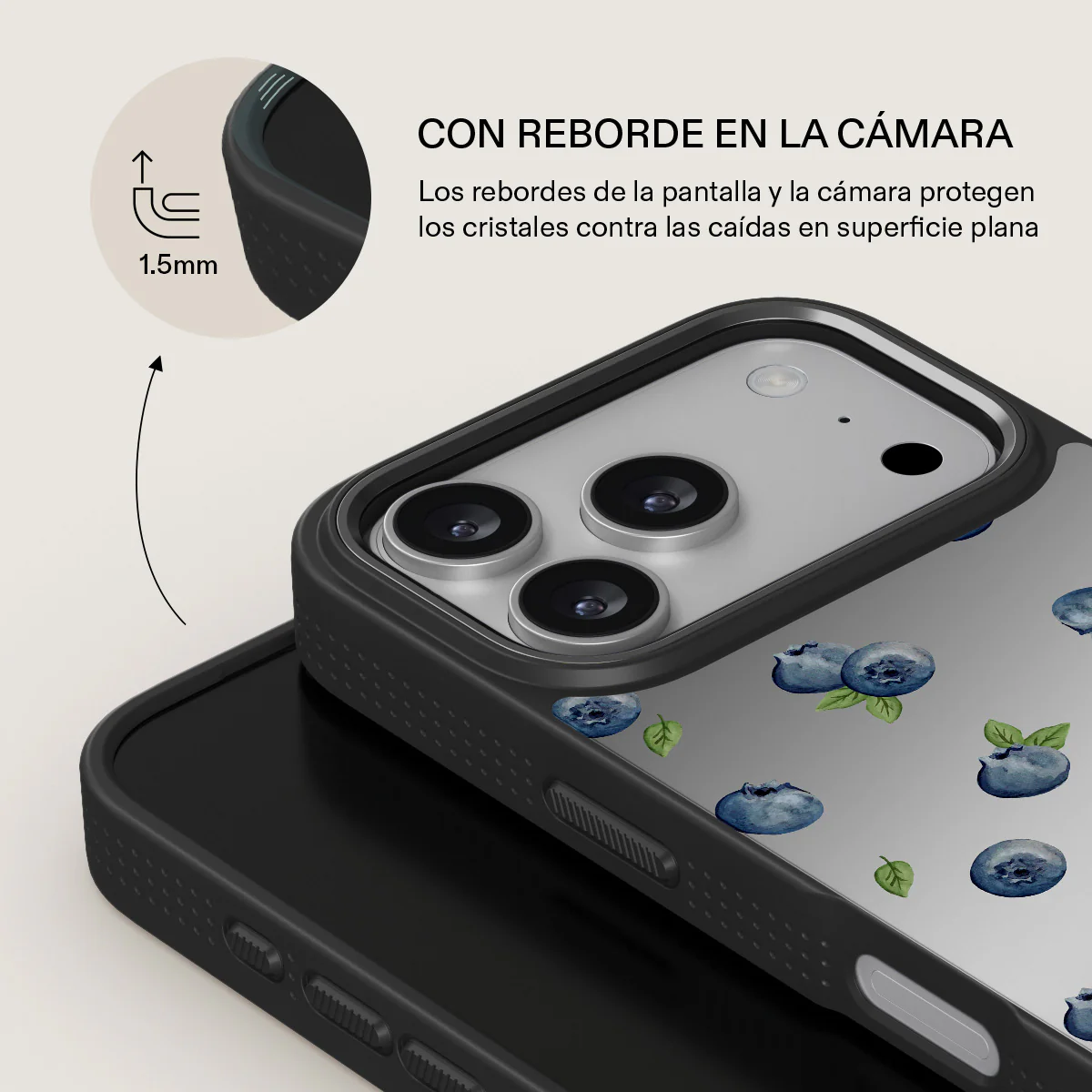 Blueberry Muffin - iPhone 17 Pro Funda - Image 38