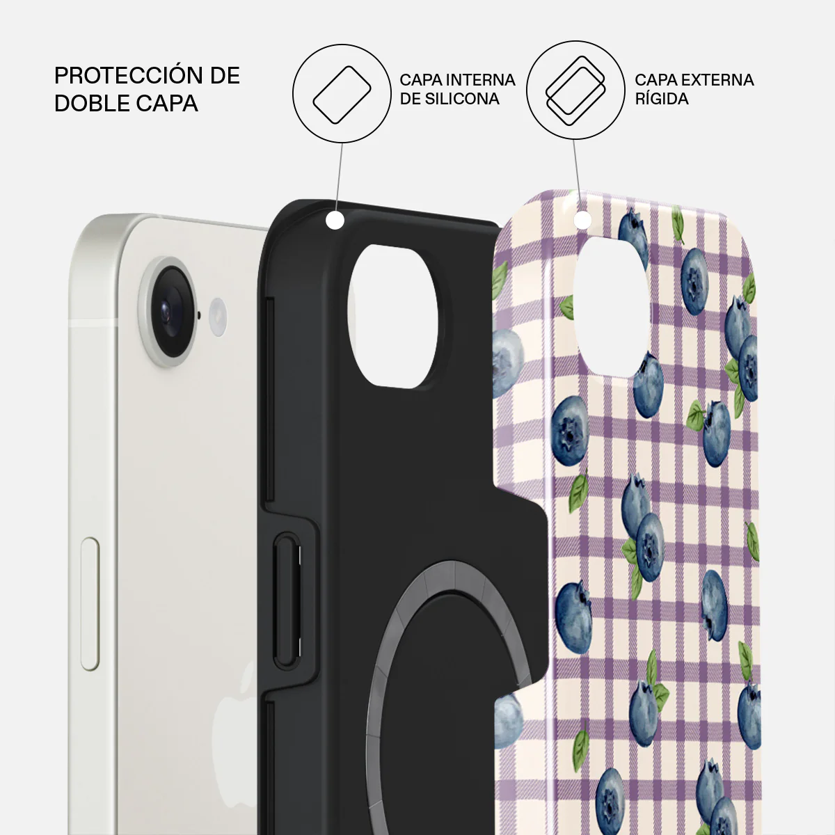 Blueberry Muffin - iPhone 17e Funda - Image 2