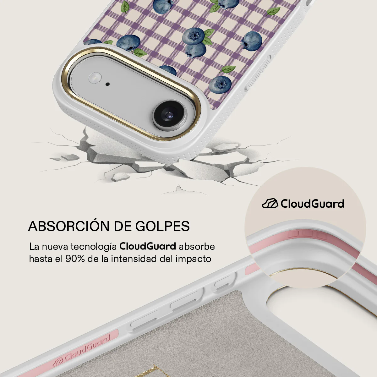 Blueberry Muffin - iPhone Air Funda - Image 21
