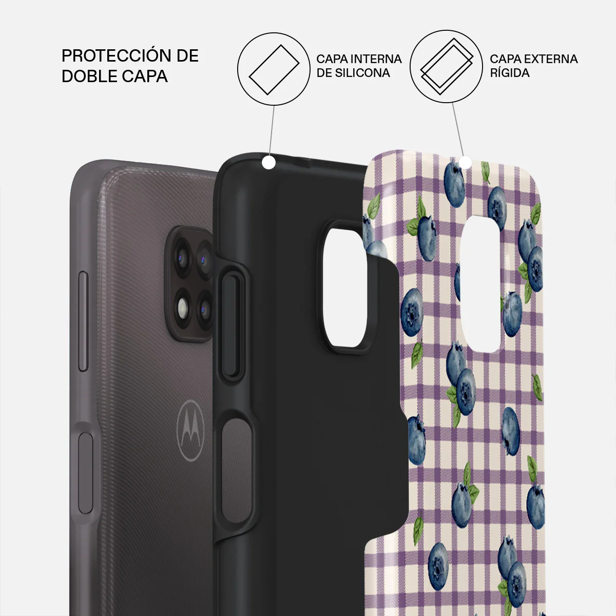 Blueberry Muffin - Motorola Moto G Power 2021 Funda - Image 2