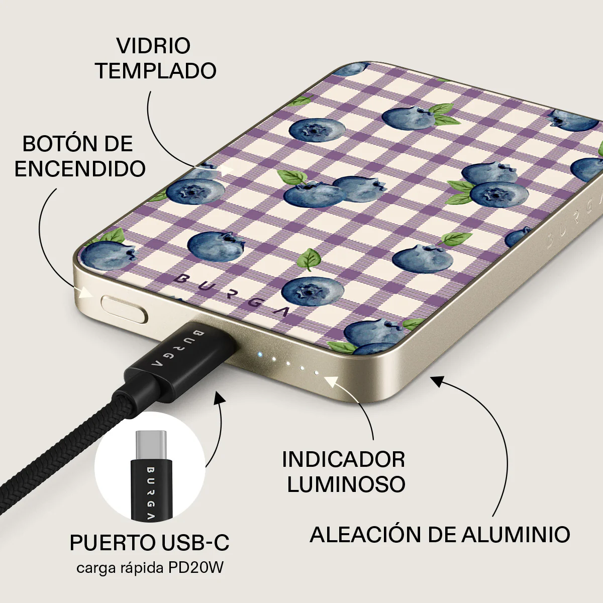 Blueberry Muffin - Power Bank Magnético - Image 10